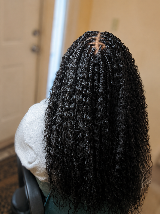 Boho Knotless braids