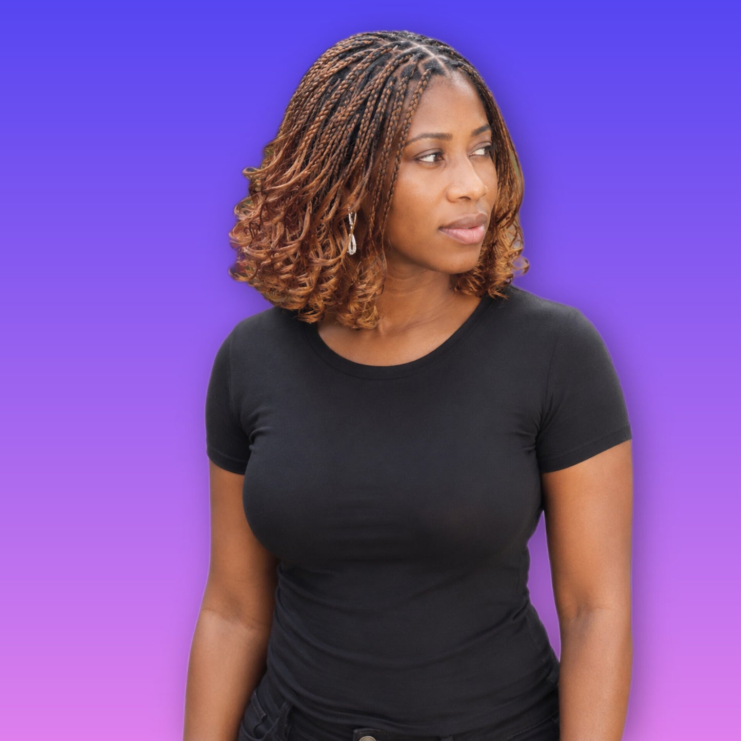 French Curls braids Price depends on size and length