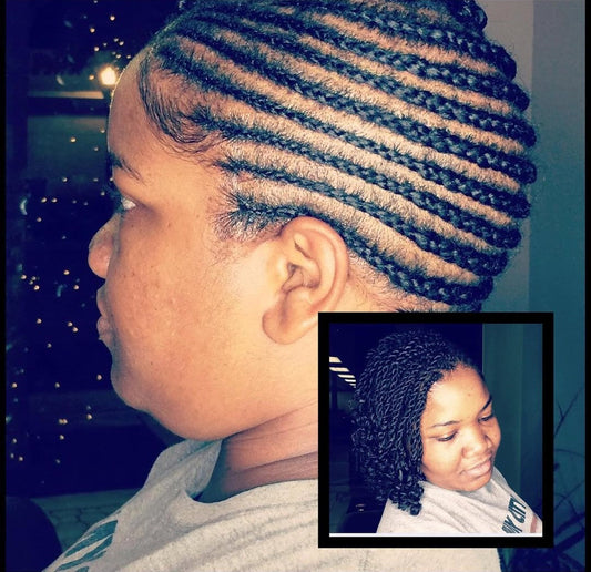 Feed-in-braids/lemonade hairstyle-Hair included
