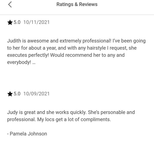 Customer comments/saying