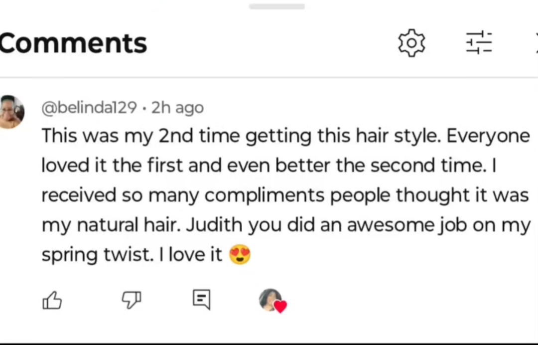 Customer comments/saying