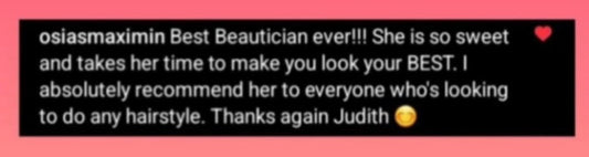 Customer comments/saying