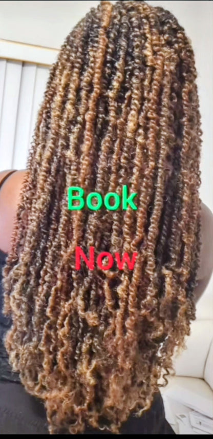 Spring Twist mid back length