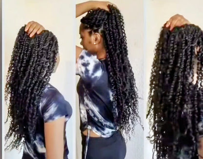 Spring Twist mid back length