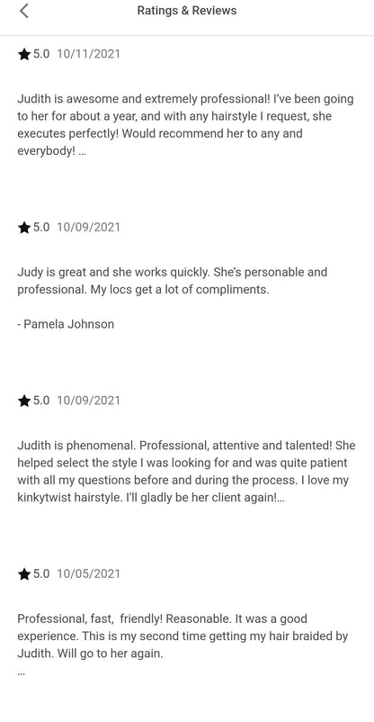 Kinky twist - Hair included