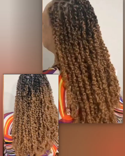 Spring Twist mid back length