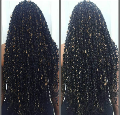 Spring Twist mid back length