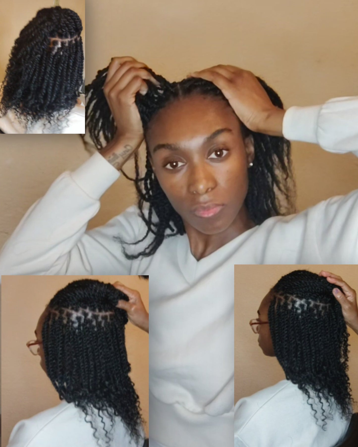 Natural kinky twist - Hair included