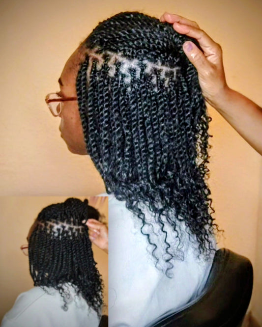 Natural kinky twist - Hair included