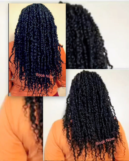 Spring Twist mid back length