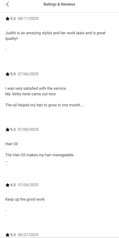 Kinky twist - Hair included