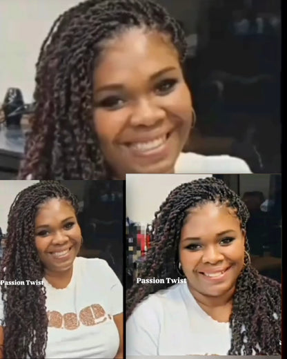 Spring Twist mid back length